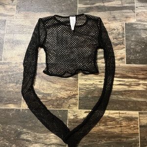 Basic fishnet top
